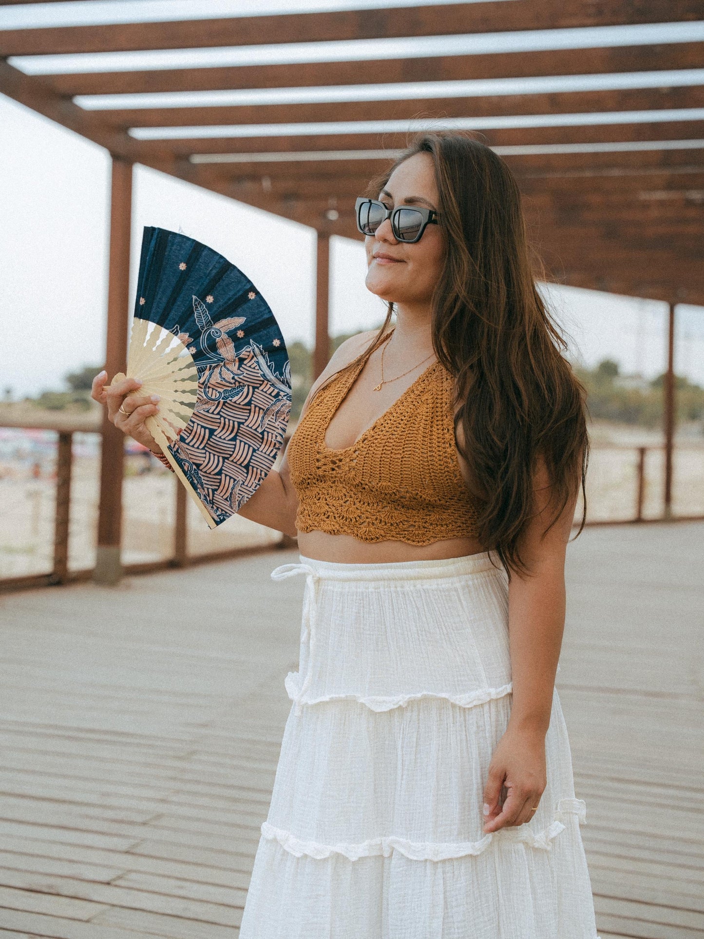 Crochet Crop Top Tie Back | Handmade Bali | Natural Cotton | Boho Beach Top | 3 Colors
